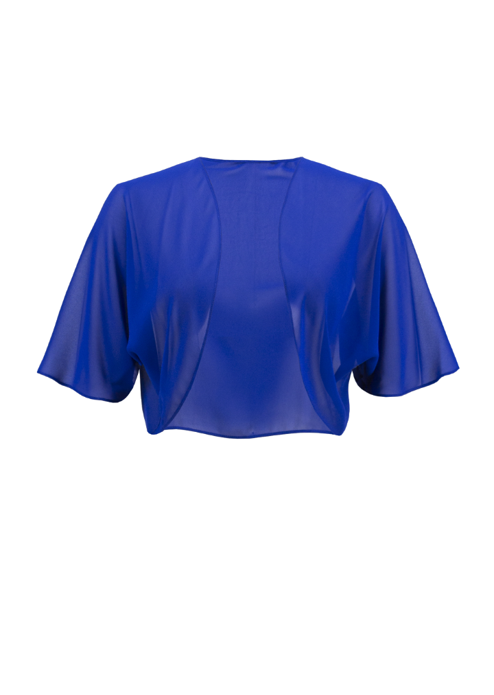 Royal blue 2025 bolero shrug