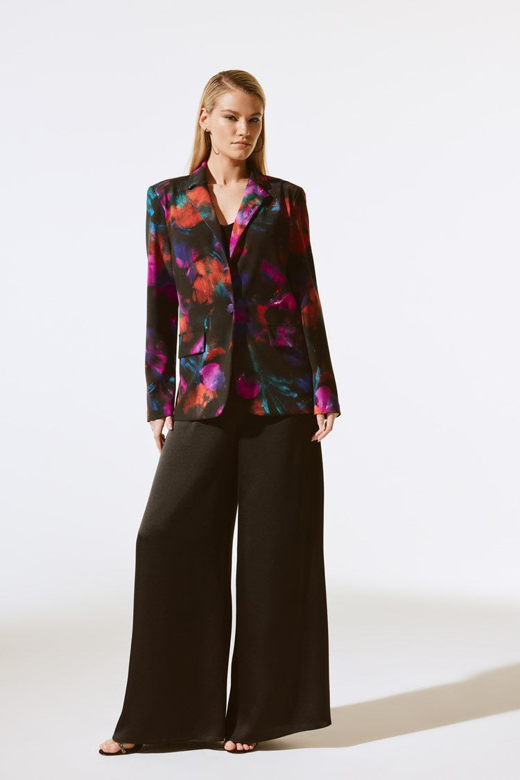 JOSEPH RIBKOFF SILKY KNIT FLORAL BLAZER – The Apple Tree