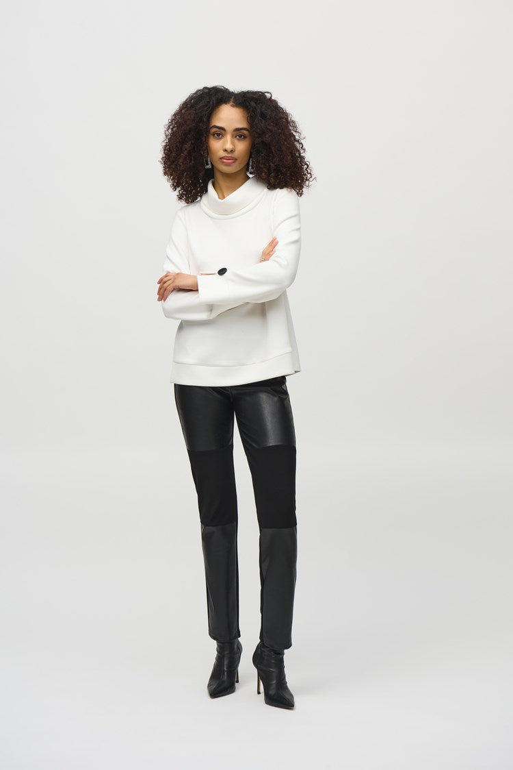 トップス Scuba-Jersey Gathered Bistier Top JOSEPH RIBKOFF SCUBA JERSEY BOXY TOP – The Apple Tree