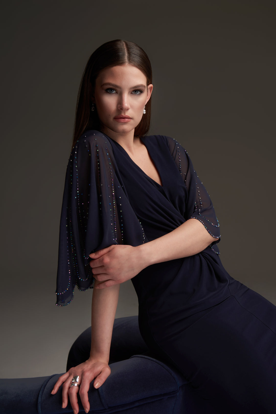 Joseph Ribkoff Flowy Sleeve Dress The Apple Tree Joseph Ribkoff Flowy Sleeve Dress The Apple Tree