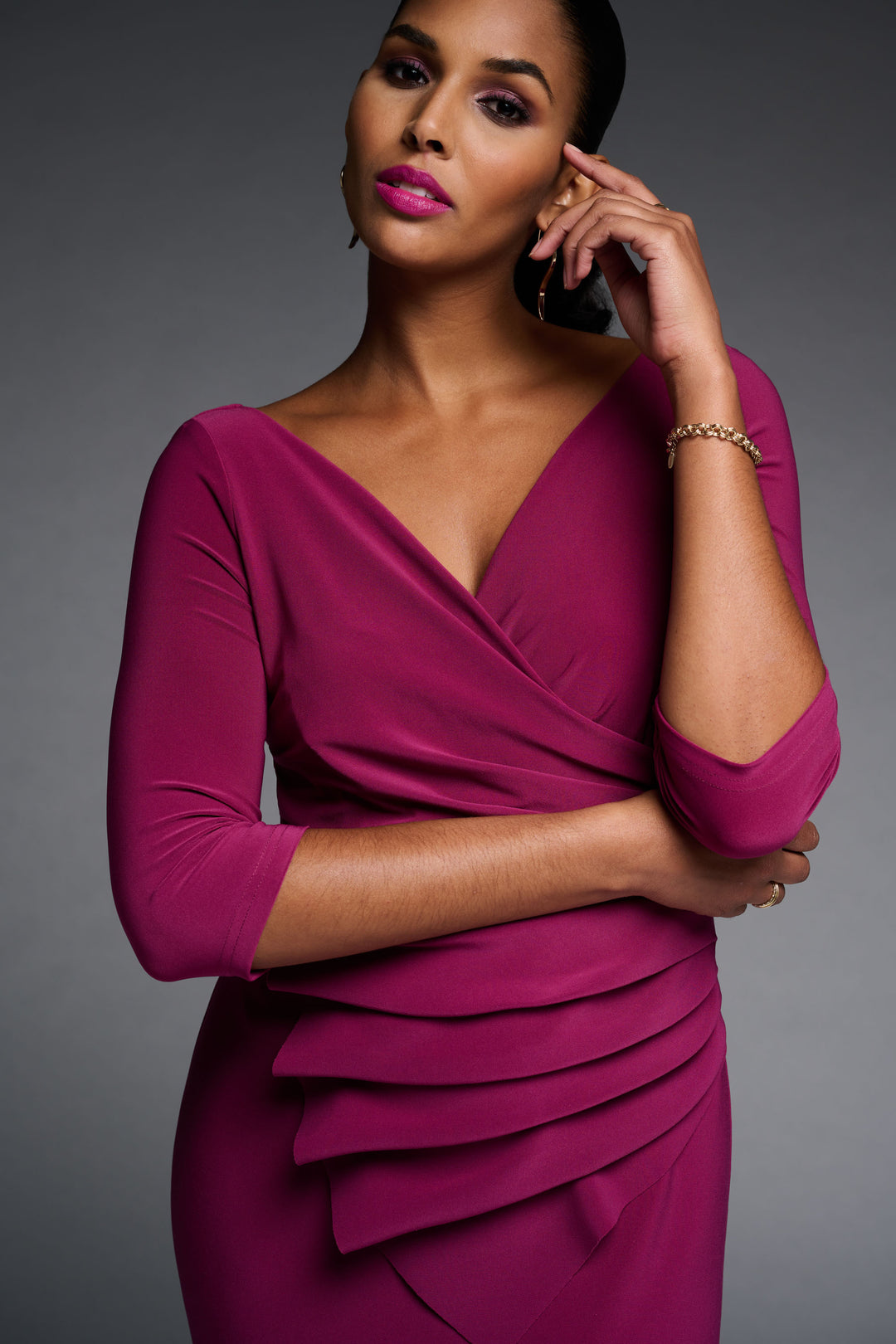 Joseph Ribkoff Pleated Dress – The Apple Tree