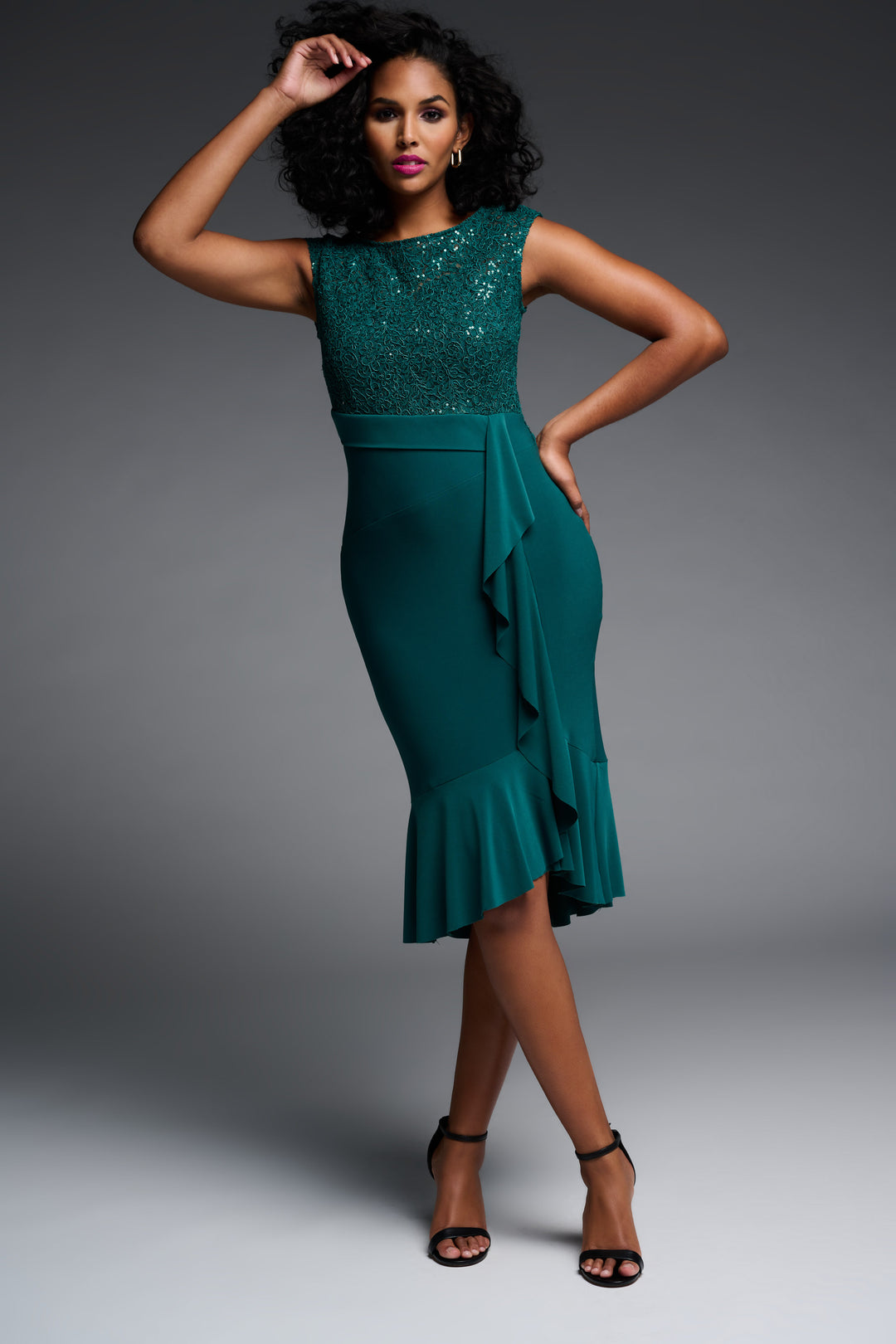 Joseph Ribkoff Lace Bodice Dress Style 223726 Joseph Ribkoff Lace Bodice Dress Style 223726